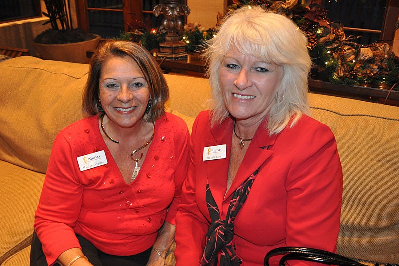 Marilyn DeSpirito and Michelle Lane, both of Whitney Bank