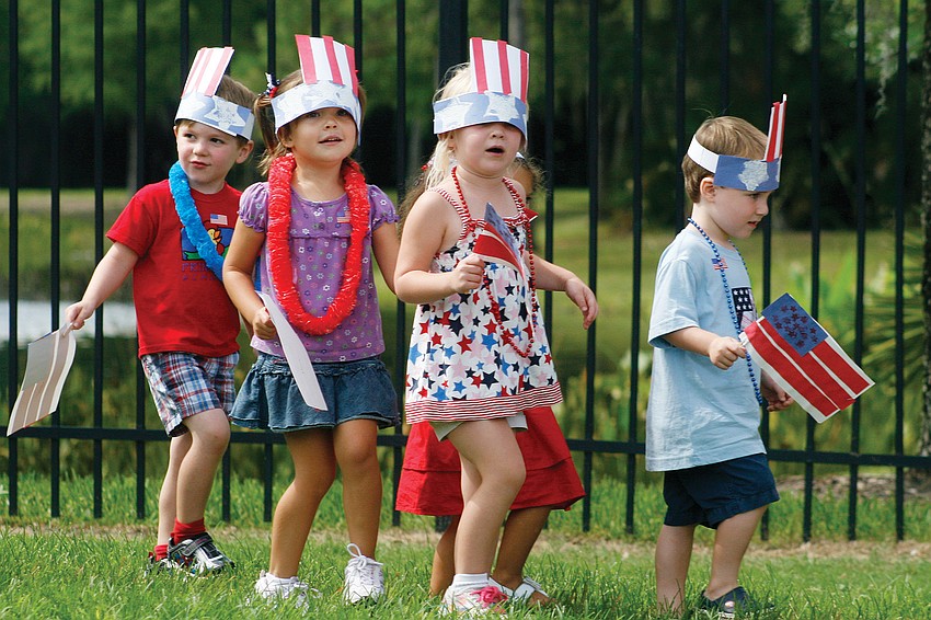 Primrose School of Lakewood Ranch students donned patriotic colors and took to the parade route for the schoolâ€™s annual Red, White and Blue Celebration July 1. Published July 7, 2011.