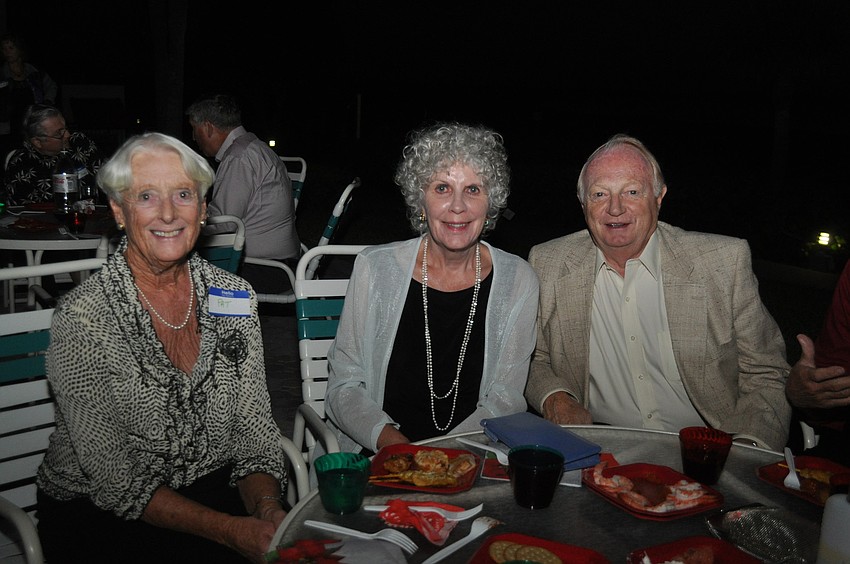 Pat Helmuth with Ann and Jim Machan