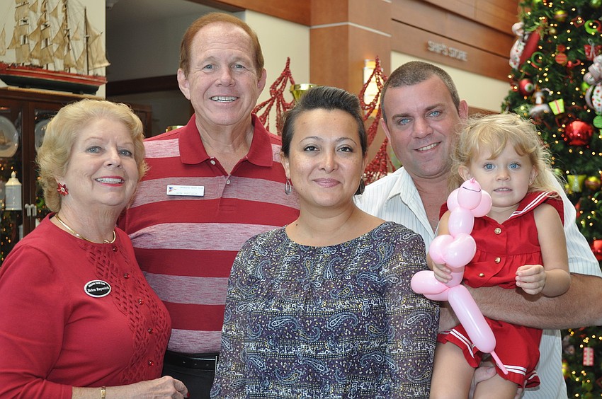 Helen and Ron Rayerich with Farrah, Chris and Frankie Bersch
