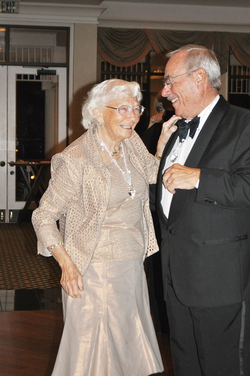 Marie and Vince DeLisi hit the dance floor in February at the Kiwanis Foundationâ€™s Valentineâ€™s Ball, at the Longboat Key Club and Resort Harbourside Dining Room.