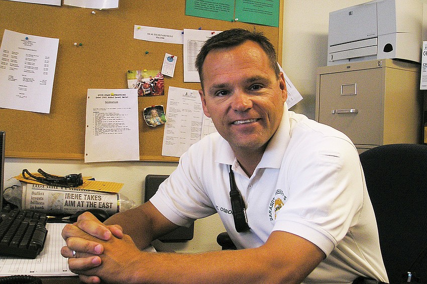 Sgt. Scott Osborne, who leads the Sarasota County Sheriffâ€™s Officeâ€™s Community Policing Station on the Key, celebrated winning multiple medals once again in the Florida Police & Fire Games.