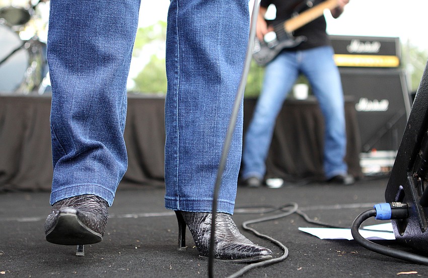 Shaun Murphy tapped her boots while singing her set at the 21st annual Sarasota Blues Fest, Saturday, Nov. 5, out by Ed Smith Stadium.