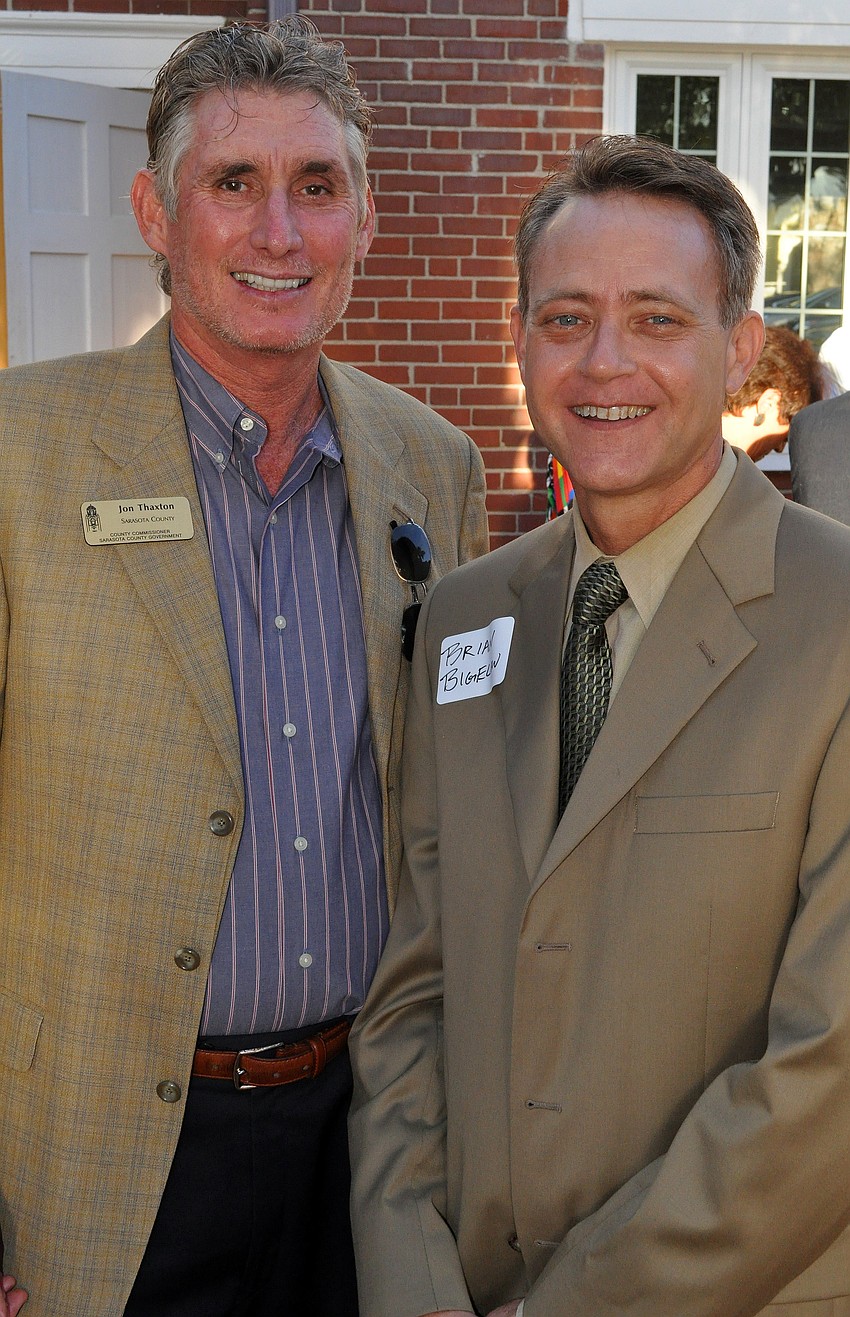 Sarasota County Commissioner Jon Thaxton and Lee County Commissioner Brian Bigelow