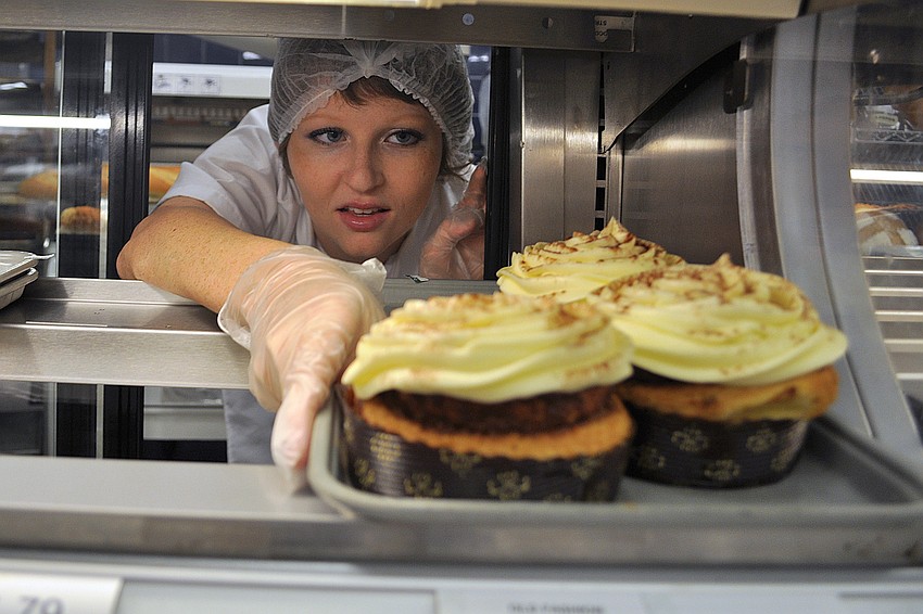 Amorelle Olsen has only worked in the Publix bakery for a few months, but she said she loves baking. 