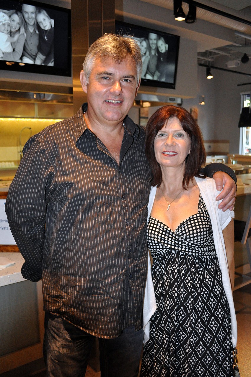 Jamie and Elsbeth Kane enjoyed meeting new friends.