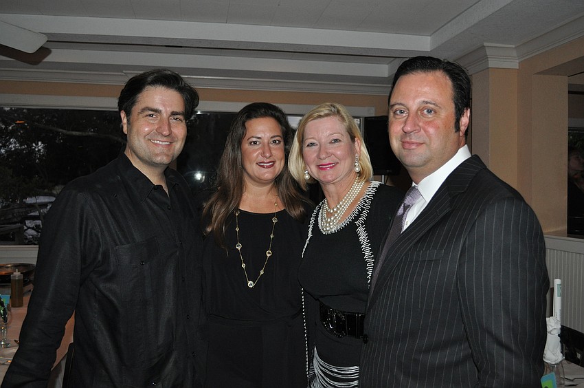 Tom and Allison Luzier with Deborah Blue and George Adley