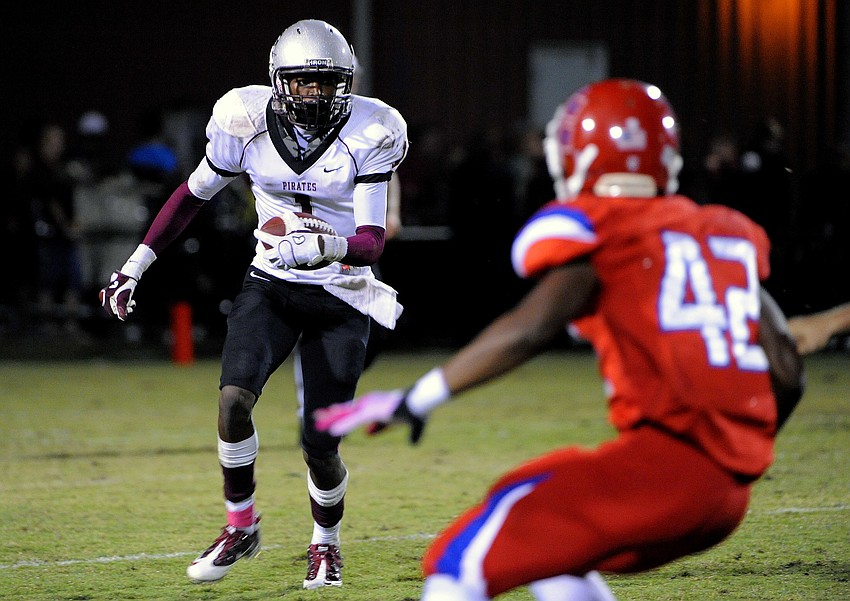 Braden River wide receiver Troy Gatling made a couple impressive plays on special teams.