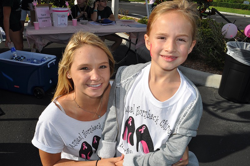 Shena Martin enjoyed time with Stella Hornback.