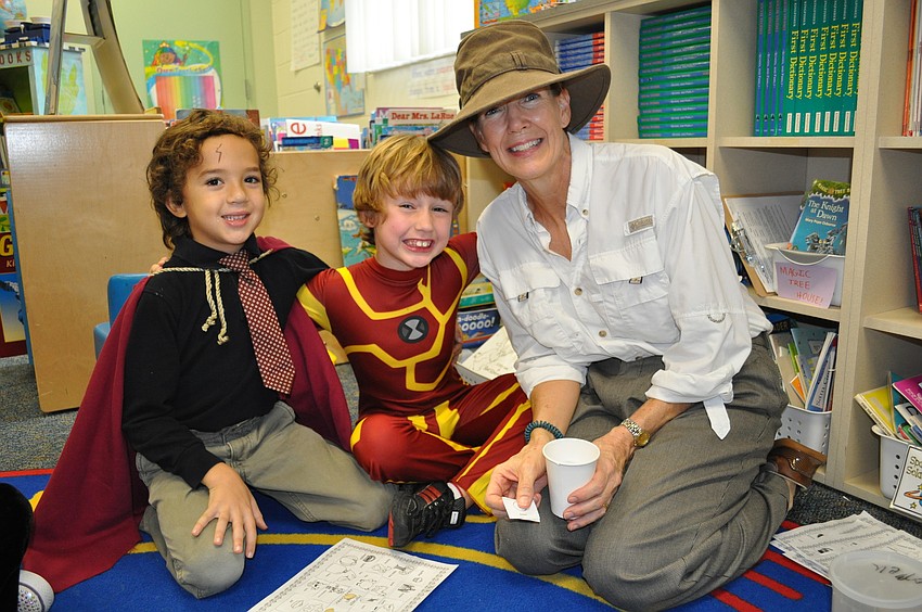 Noah Brasgalla, Jack Compton and Cathy Lankenau