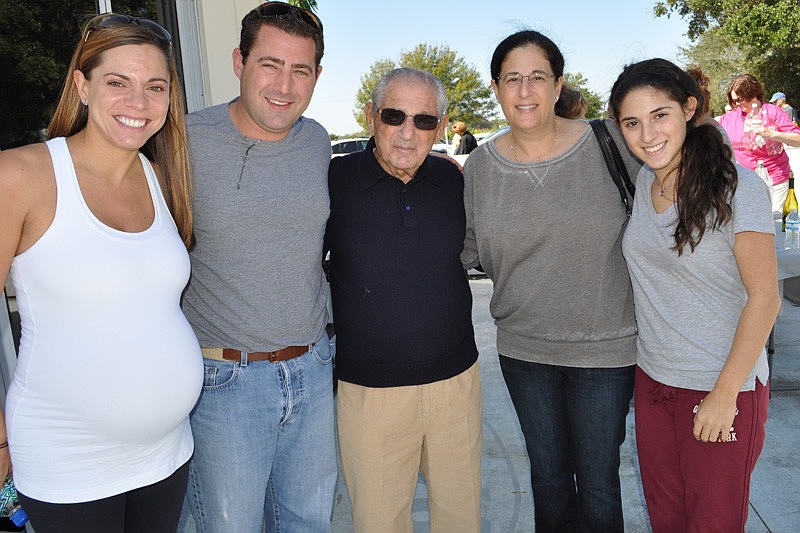 The Benderson family came out in full force. Pictured are Gina, Shawn, Nathan, Lori and Sarah Benderson.