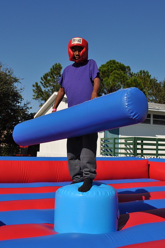 Malik Cotton, 11, proved himself to be a capable competitor.