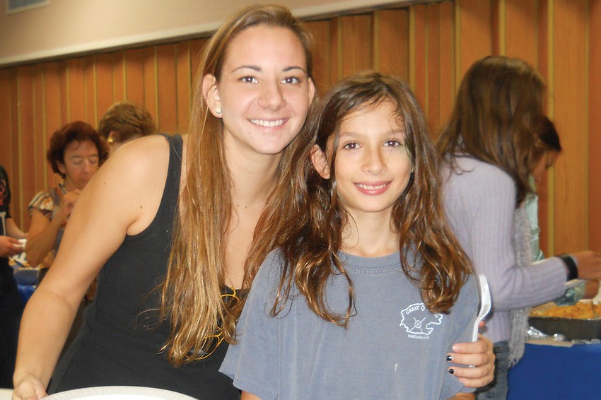 Liana Weinstein and Leo Glickman spent time together at the event.Â