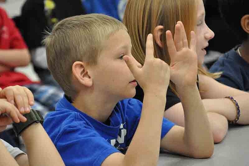 Jeremiah Fossa, 7, counted the number of countries one veteran