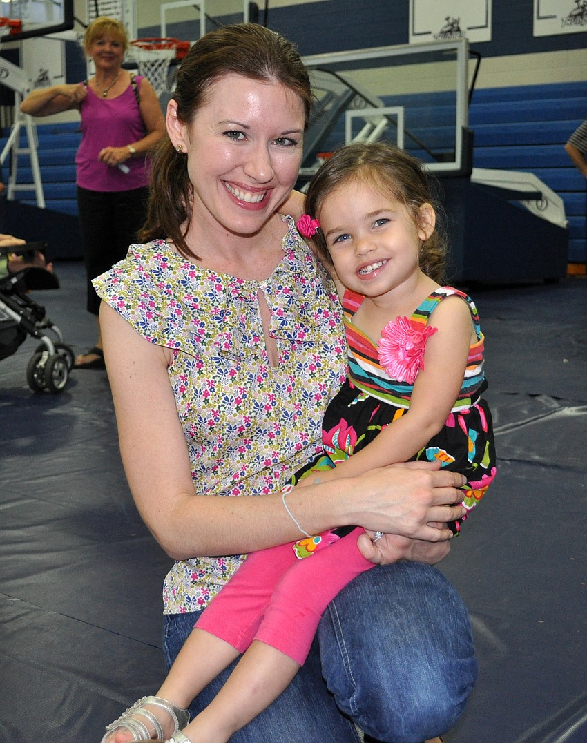 The Out-of-Door Academyâ€™s director of annual giving Lauren Hersh spent the afternoon with her 2-year-old daughter Lillian.