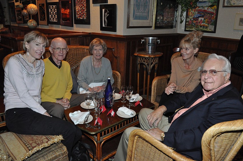 Laura Entrekin, Gene and Audrey Krause with Elena and Chet Baran