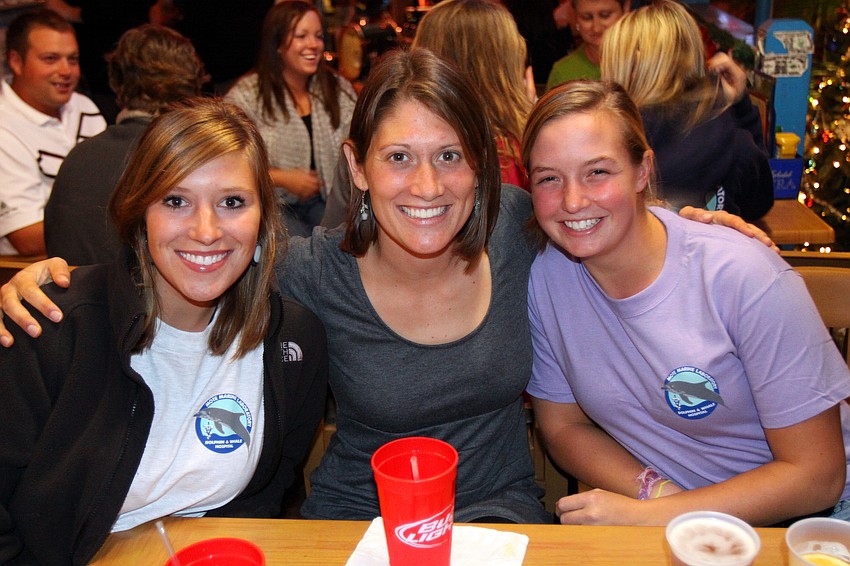 Interns Molly Kase, Stacey Venzel and Lilli Fakziber