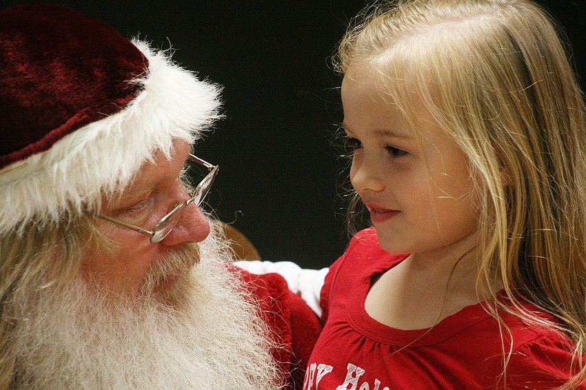 Lauren Costello, 6, is ready for Christmas.