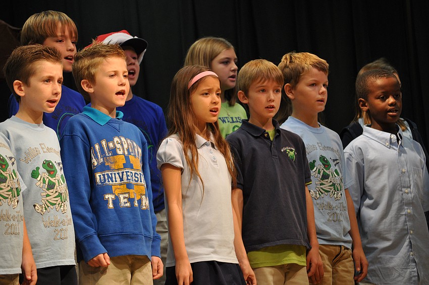 Third-graders performed Christmas-inspired songs from all over the world.