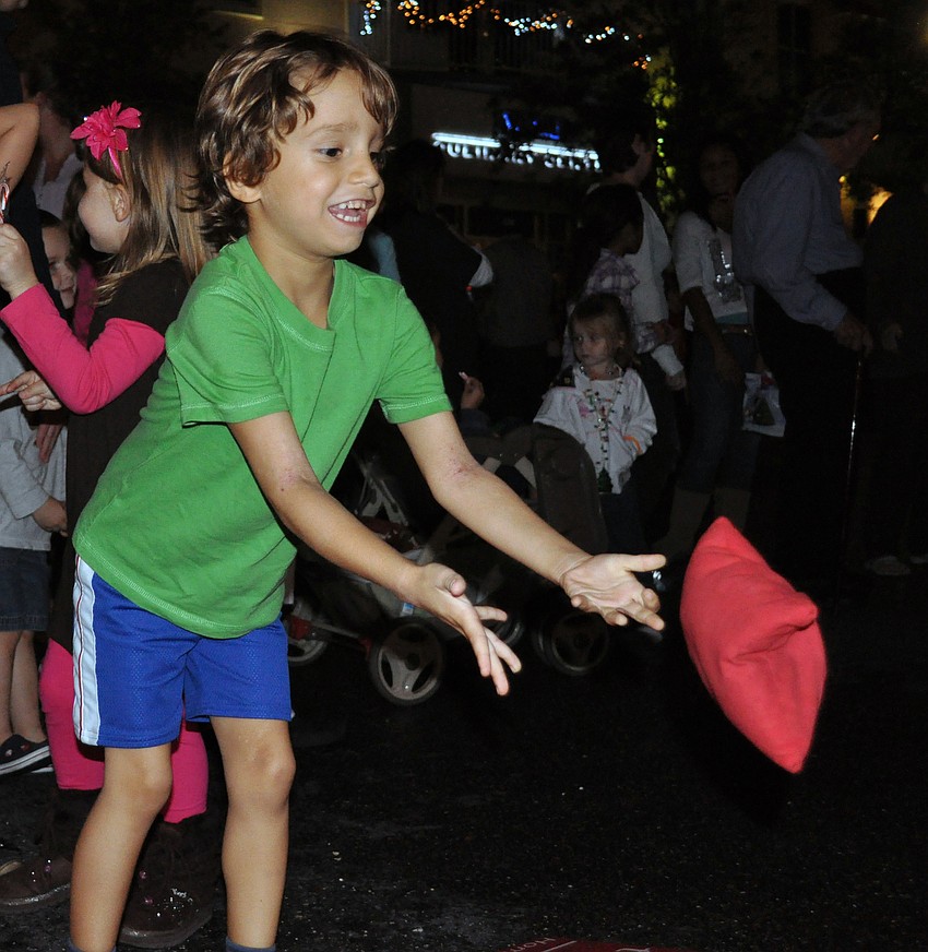 Five-year-old Zachary Argyris had a blast playing all of the different games.