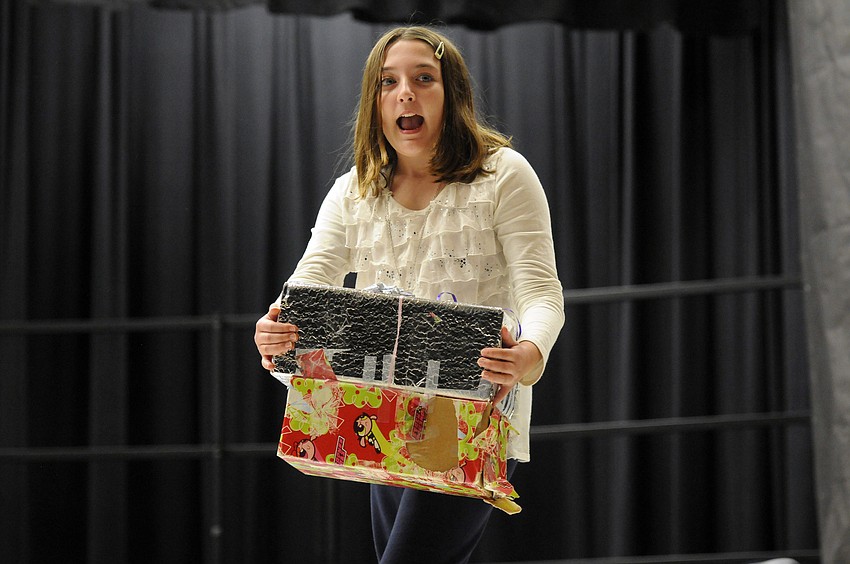 Store Clerk Alexa Brodsky, 11, didnâ€™t know what to do with all of the toys.