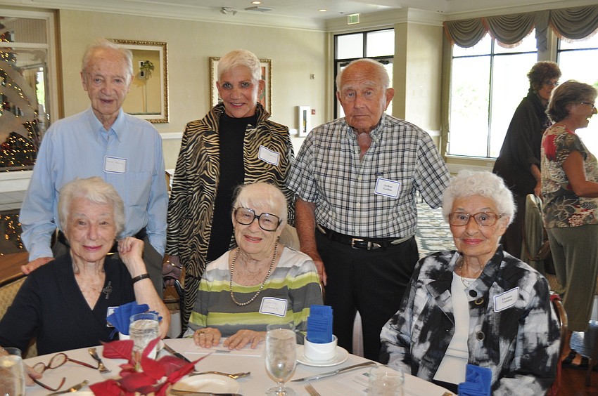 Ken Bean, Minna Zaret, Lillian Sands, Lucille Orzach, Arthur and Eleanor Golden