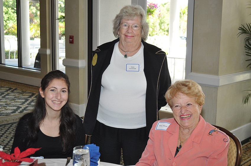 Elizabeth Morse, Anne Arsenault and Betty Morse