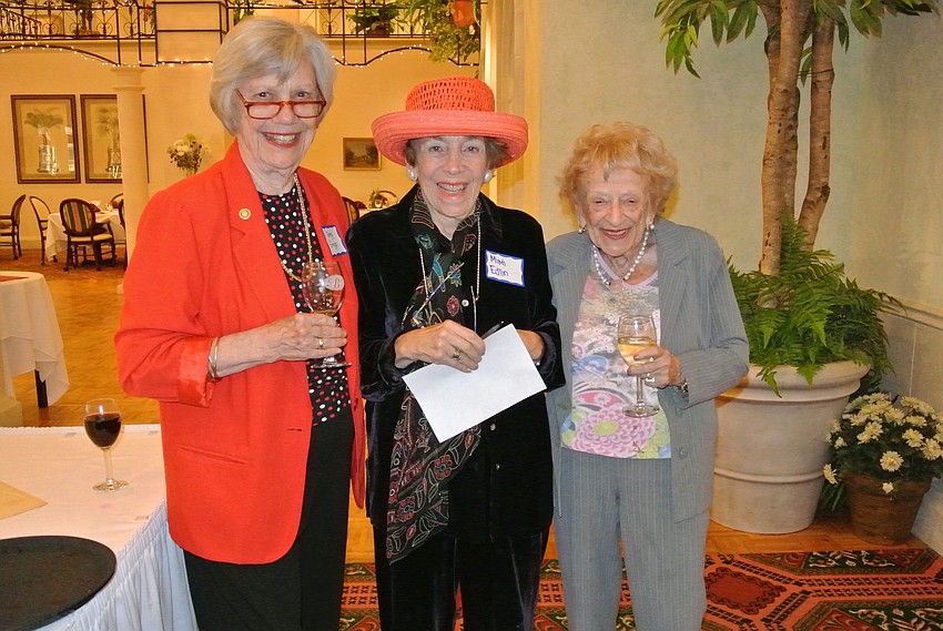 Betty Griggs, Mimi Edlin and Florence Katz