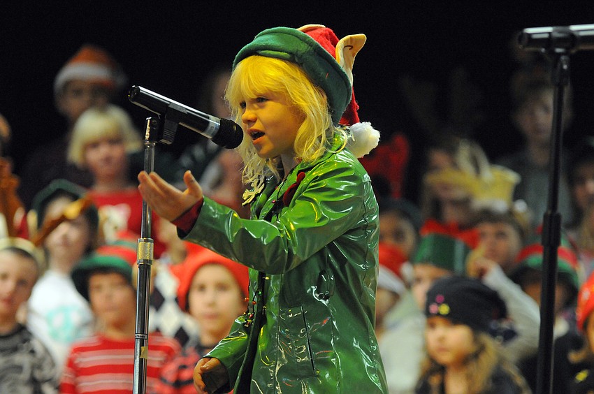 Stormy elf, Savannah Else, tells how foggy weather could prohibit Santa Claus from flying.