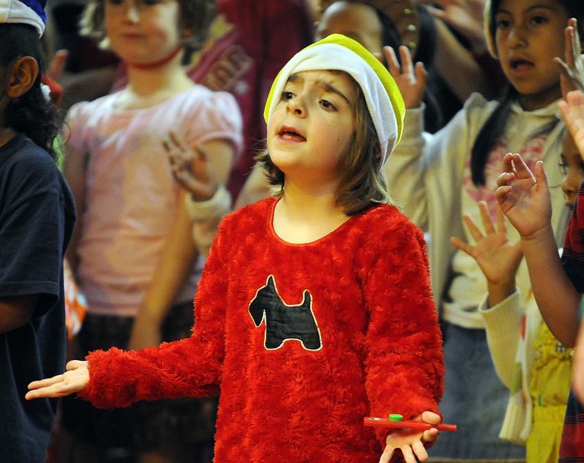 Avery Powell knew the words to all of the songs.