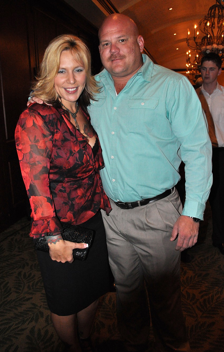 Dominca Pinion and Nathan Woody were looking forward to an enjoyable evening.