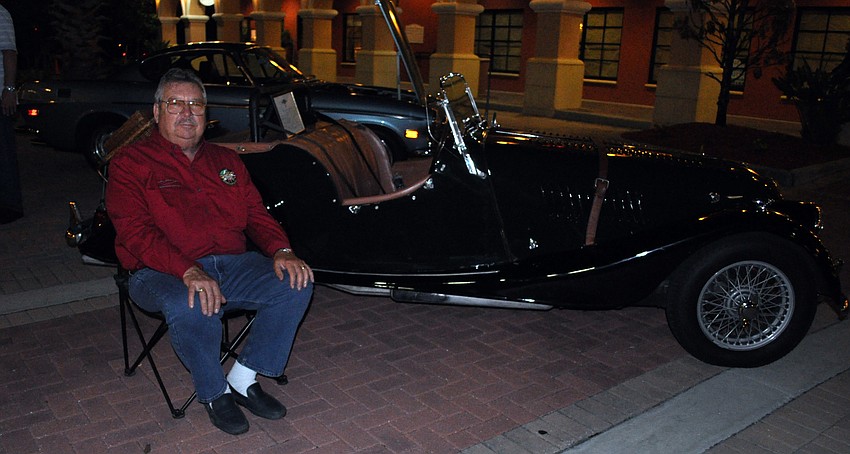 Braden Woods resident Bill Stelcher brought his 1965 Morgan +4 to the event.