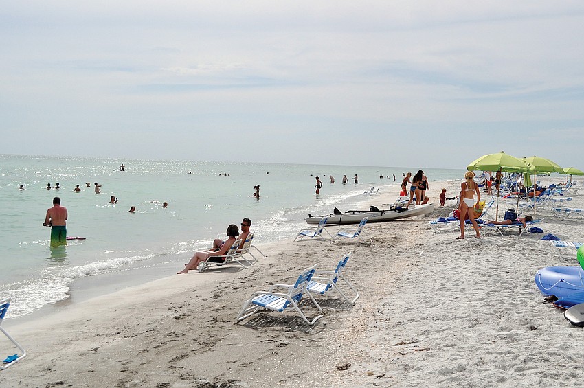 Beachgoers flocked to Longboat Keyâ€™s beaches during the Fourth of July holiday weekend.