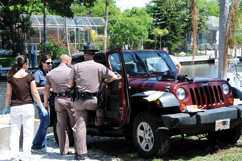 James P. Jones, 64, of Sarasota, was killed when his Jeep Wrangler struck a concrete pillar and ended up in the canal by 5569 Cape Leyte Drive on the Key.