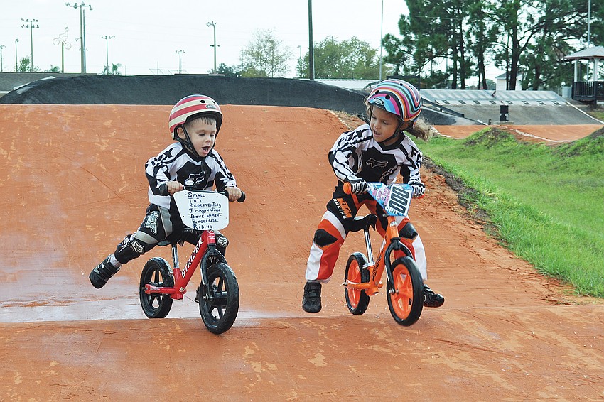 Devin Miller and JoJo Zolikoff prepared for the 2011 Strider World Championship in October.