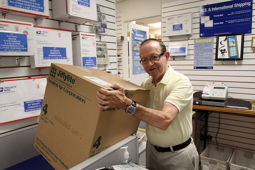 Brian Trench, a 15-year postal worker who works at the Siesta Key Post Office says what he loves most is the people.
