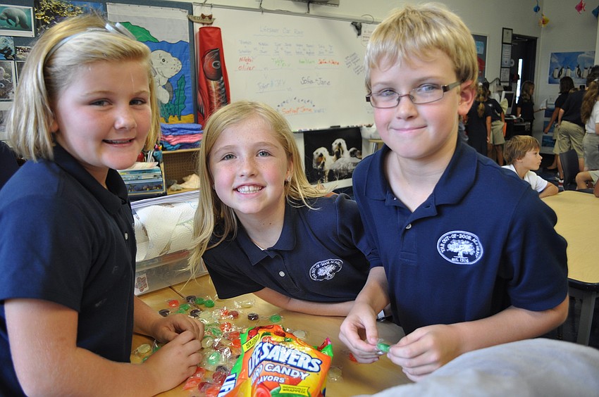 Averie Robinson, Hayley Latta and Jacob Flake