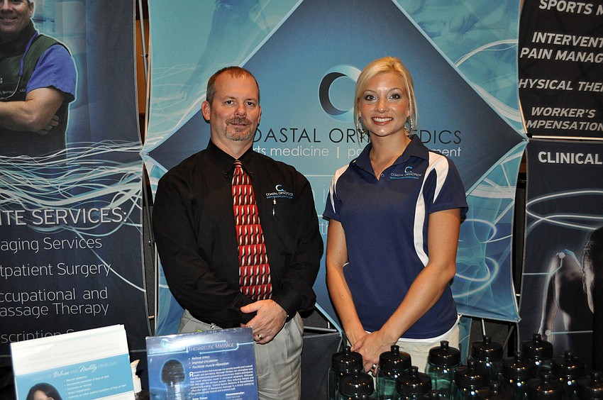 Jeff French and Charlene Mann work for Coastal Orthopedics.
