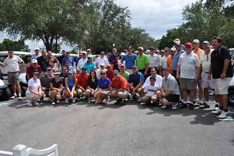 Golfers of all skill levels turned out for the tournament.