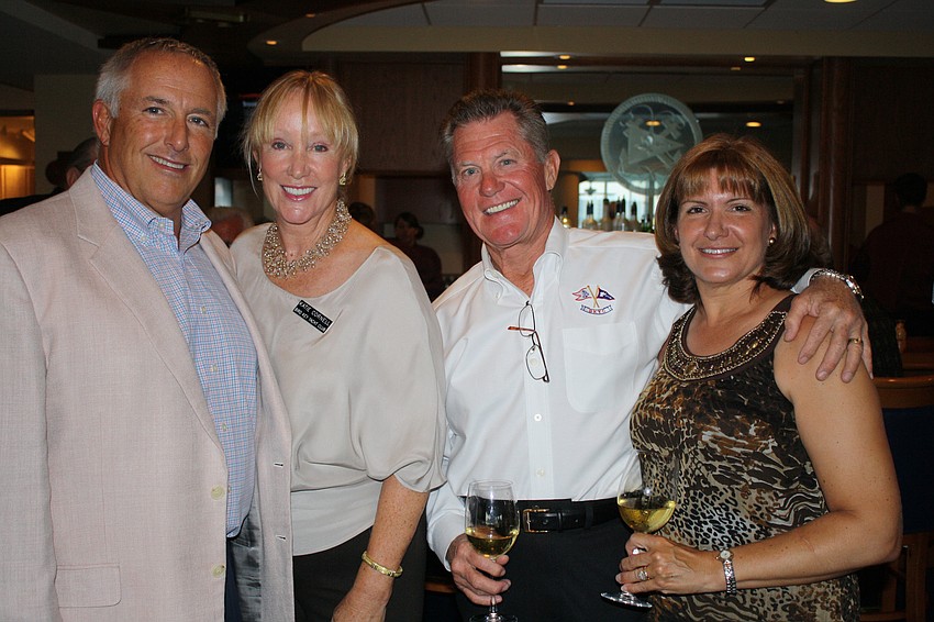 Tom and Katie Cornell and Tom and Charlene Creel pose for a photo.