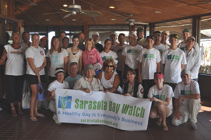 Audubon Society, Save Our Seabirds, Sarasota Bay Watch and many volunteers join together to clean up monofilament from the bay. Fishing line, hooks, weights and tackle that arenâ€™t properly disposed of puts all sea birds at risk.