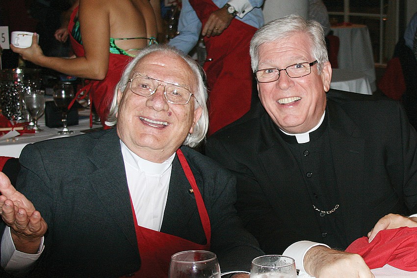 The Rev. Fausto Stampiglia and Bishop Frank J. Dewane. The chairwomen of the event were Rebecca Blitz, Terri Klauber, Nathalie Mould and Stacey Liszweski.
