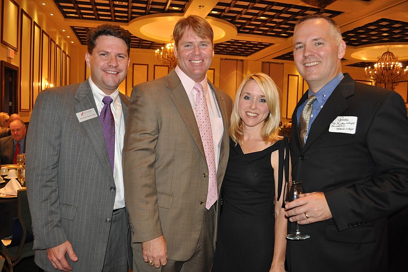 Jonathan Fleece of Blalock Walters, John LaCivita of Willis A. Smith and Holly and Patrick Wright of the Payton Wright Foundation
