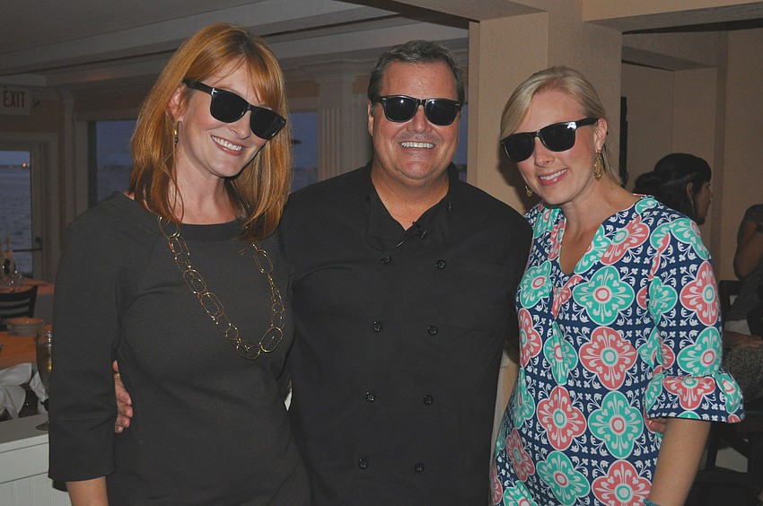 Hostess Emily Walsh, Chef Tommy Klauber and Hostess Stephanie Hannum