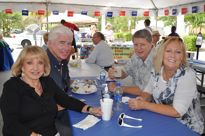 Betty and John Oâ€™Donoghue with Denis and Mary Ann Healy
