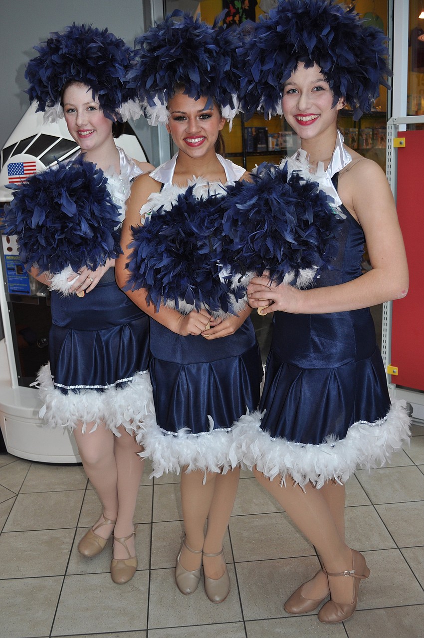Cast members Savannah Clair, Victoria Najway and Lilianna Solun.