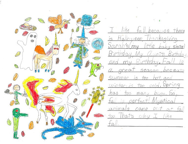 Angela, Grade 3, Lakeview