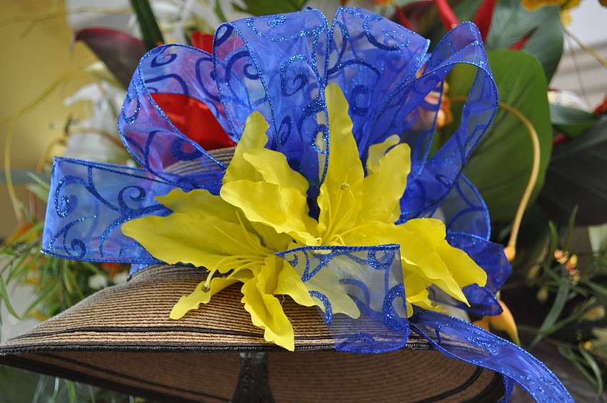 Almost every guest wore a hat to the event.