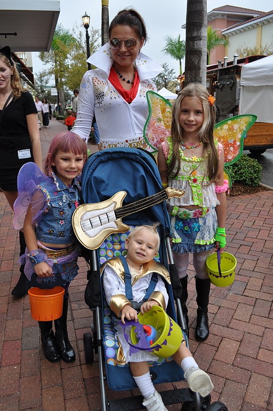 The Mirnaya family all sported costumes. Clockwise from center front are Demid, Petra, Ksu and Melanie.