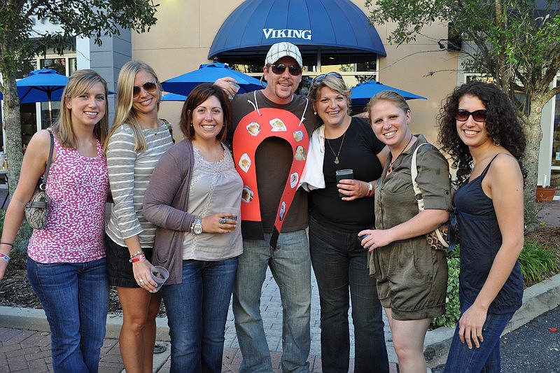 Kevin Drelich, center, lived up to his 